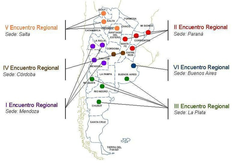 Encuentros regionales